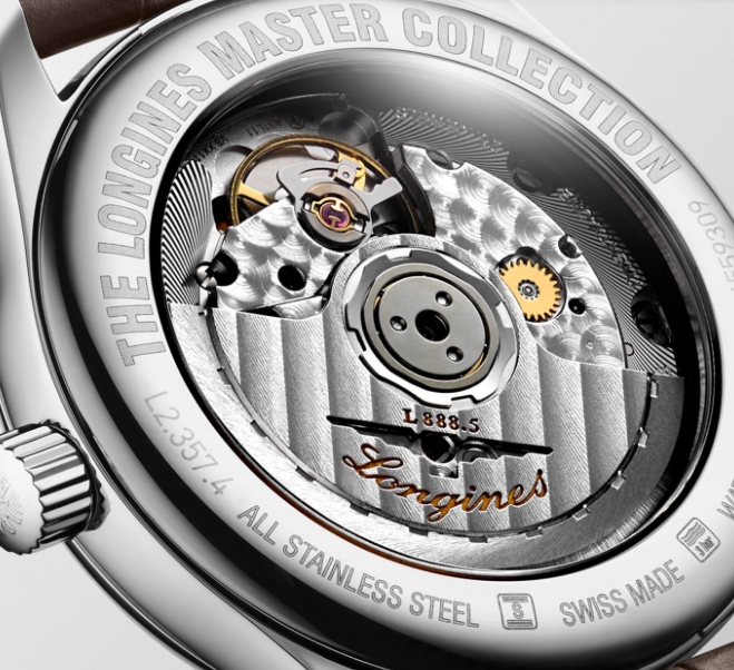 浪琴表名匠系列34毫米腕表（图）