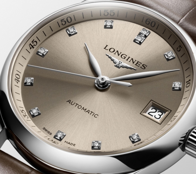 浪琴表名匠系列34毫米腕表（图）